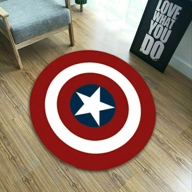 Avengers Superhero Carpet Non Slip Mat Floor Rug Bedroom Marvel Pad Home Decor