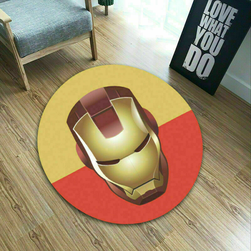 Avengers Superhero Carpet Non Slip Mat Floor Rug Bedroom Marvel Pad Home Decor