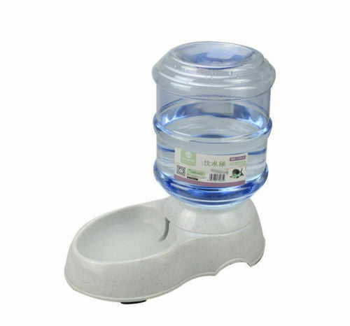 Automatic 3.8L Water Feeder Food Pet Dog Cat Puppy Dispenser Feeder Bowl Bottle