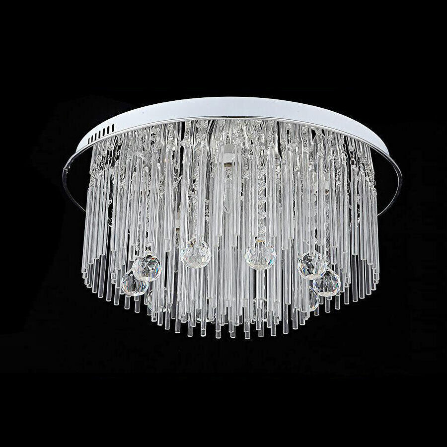 Modern LED Crystal Ceiling Light Fixtures Living Room Chandelier Pendant Lights