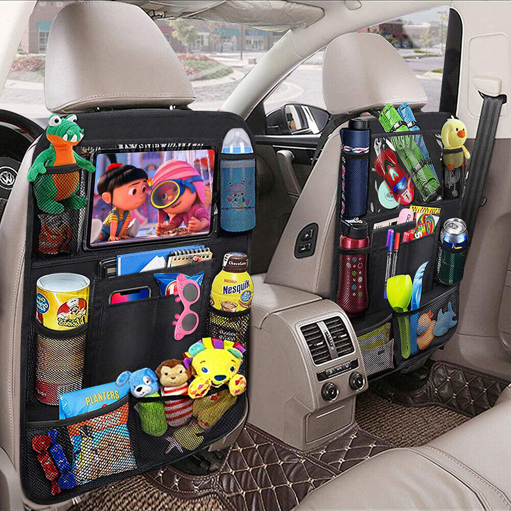 Tidy Car Seat Back Organiser Multi Pocket Storage Bags for iPad Pouch Holder AU