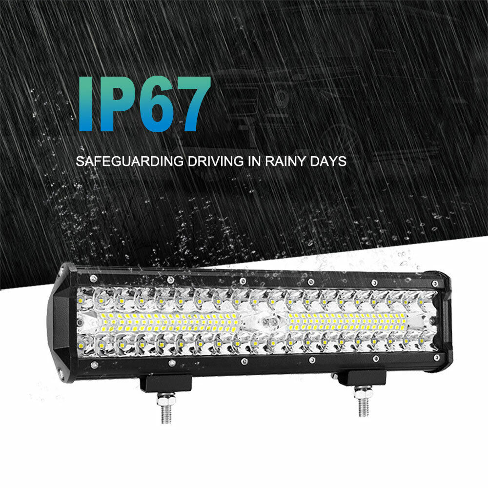 12inch CREE LED Light Bar Shooter Combo Beam Work Driving OffRoad 4WD 12V 24V AU