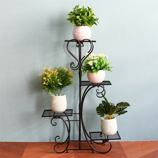 MULTI STYLE PLANT STAND SHELF MULTI FLOWER POT ORGANIZER HOLDER RACK HEAVY DUTY