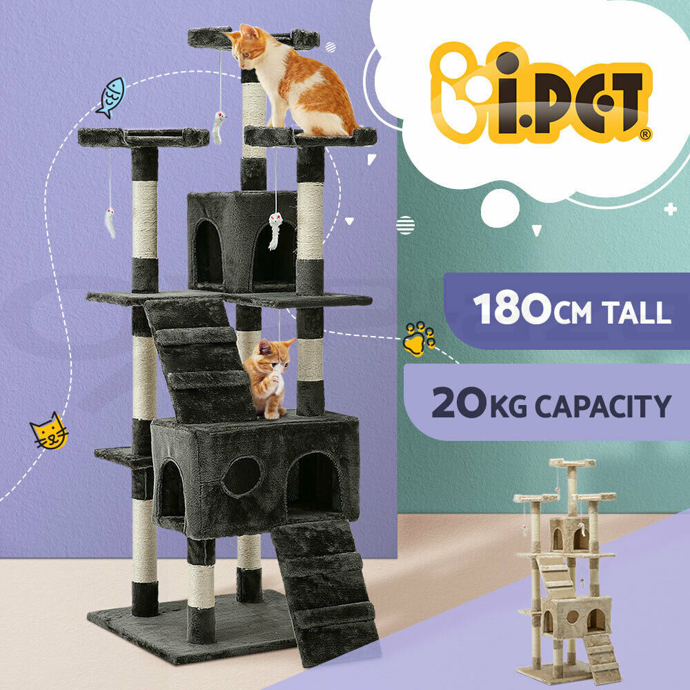 Cat Tree Trees Scratching Post Scratcher Tower Condo House 180cm