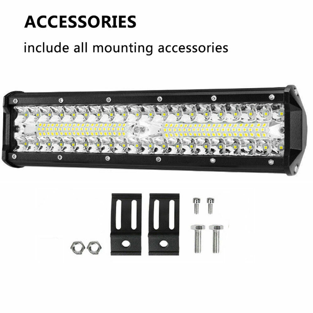 12inch CREE LED Light Bar Shooter Combo Beam Work Driving OffRoad 4WD 12V 24V AU