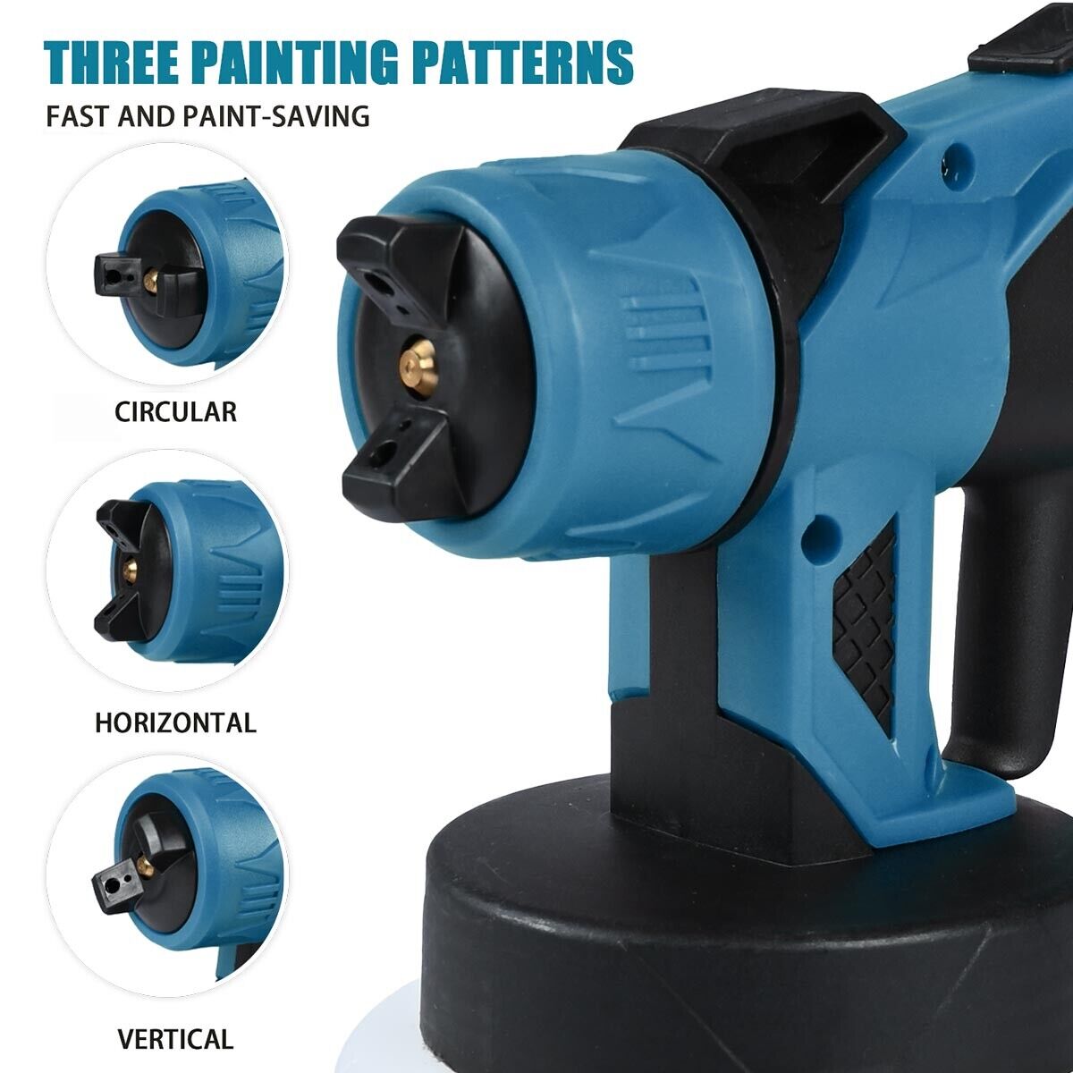 Cordless High Pressure Spray Gun Airless Paint Sprayer For Makita 18V Battery