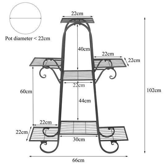 MULTI STYLE PLANT STAND SHELF MULTI FLOWER POT ORGANIZER HOLDER RACK HEAVY DUTY