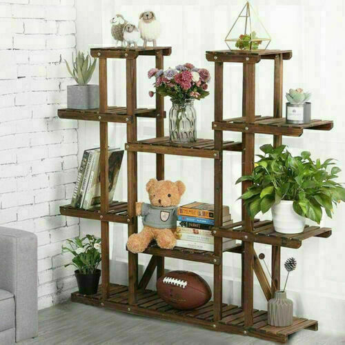 Multi-tier Plant Stand Flower Shelves Heavy Pots Plants Holder Shelf In/ Outdoor