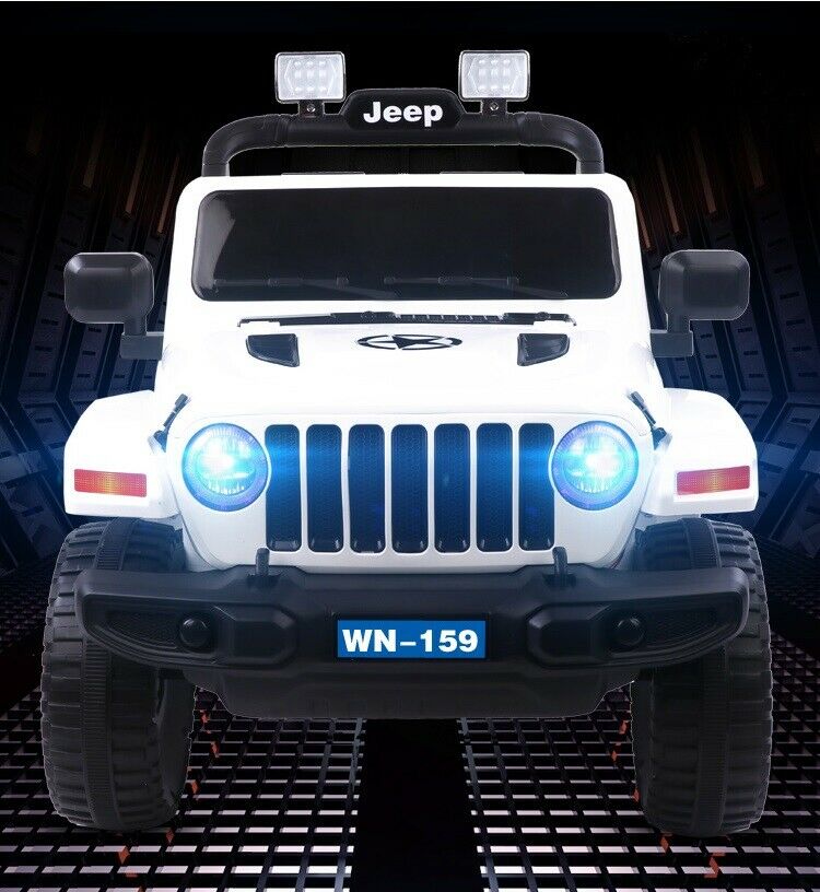 12V Kids Electric Ride On Jeep Car Toy 2.4G Remote Control Bluetooth