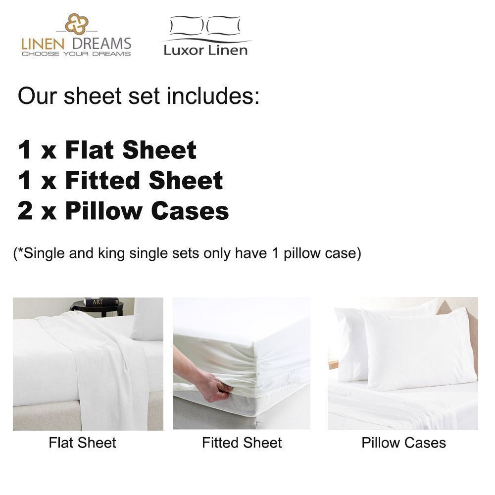 Luxury All Size Ultra SOFT Art Silk Satin Sheet Set Flat Fitted Sheet Pillowcase