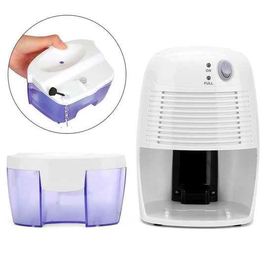 500ML PORTABLE ELECTRIC MINI DEHUMIDIFIER AIR DRYER HOME OFFICE DRYING MOISTURE