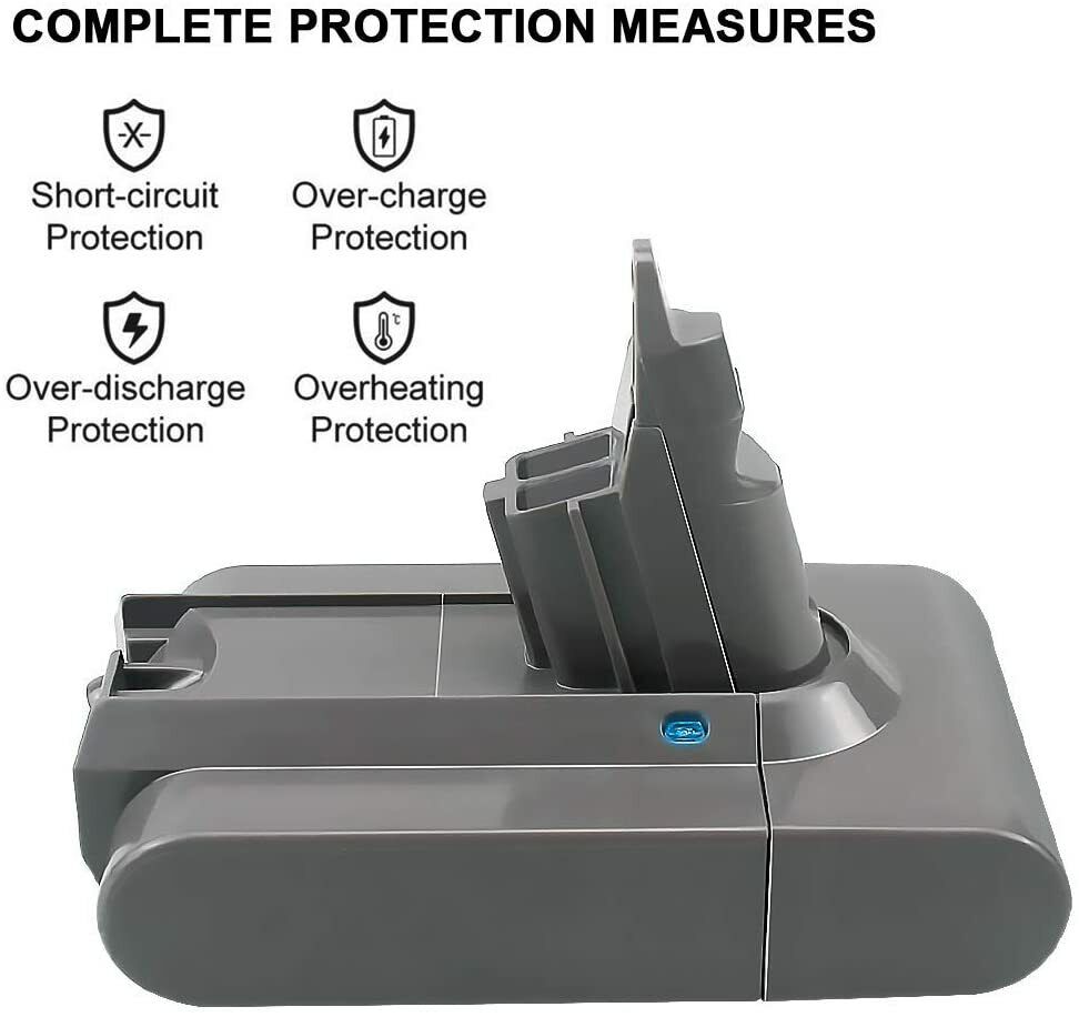 9000mAh For Dyson V6 Battery Fluffy DC58 DC59 DC61 DC62 DC72 SV09 SV03 SV04 SV06