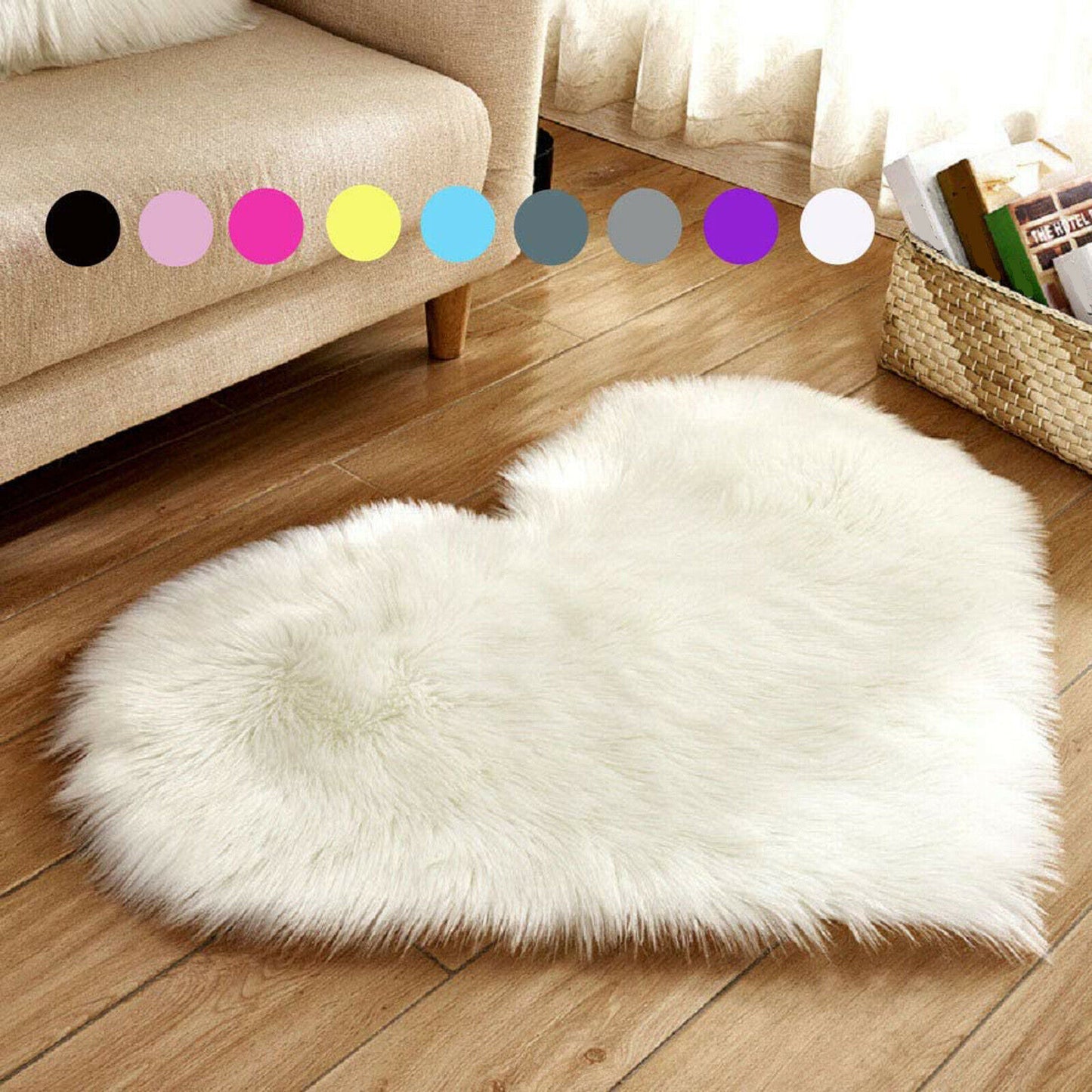 Floor Rug Shaggy Rugs Carpet Area Living Room Mat Bedroom Soft Mats Anti-Slip TT