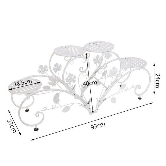 MULTI STYLE PLANT STAND SHELF MULTI FLOWER POT ORGANIZER HOLDER RACK HEAVY DUTY