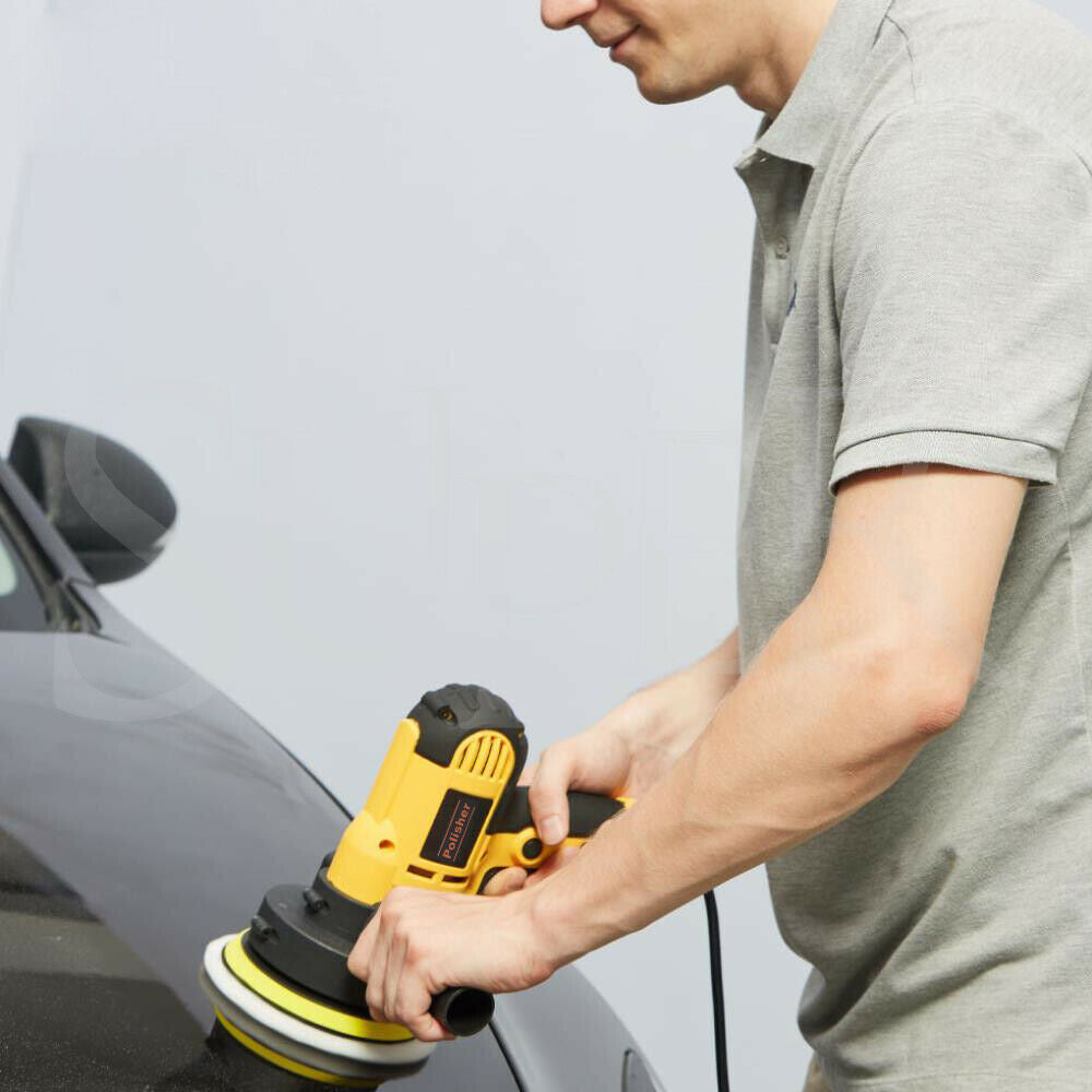 700W Electric Car Polisher 125mm Portable Polishing Machine Waxer Sander Buffer