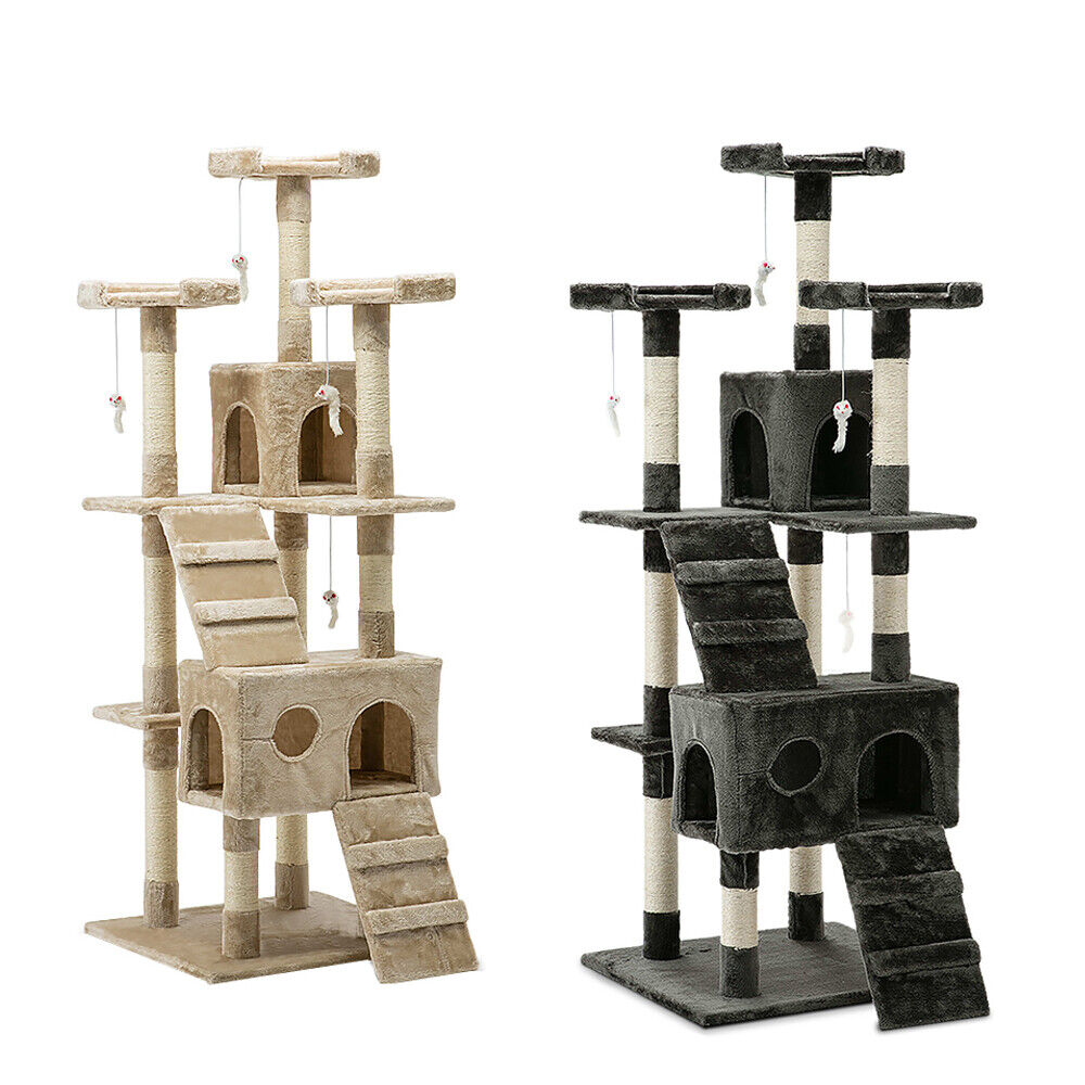 Cat Tree Trees Scratching Post Scratcher Tower Condo House 180cm