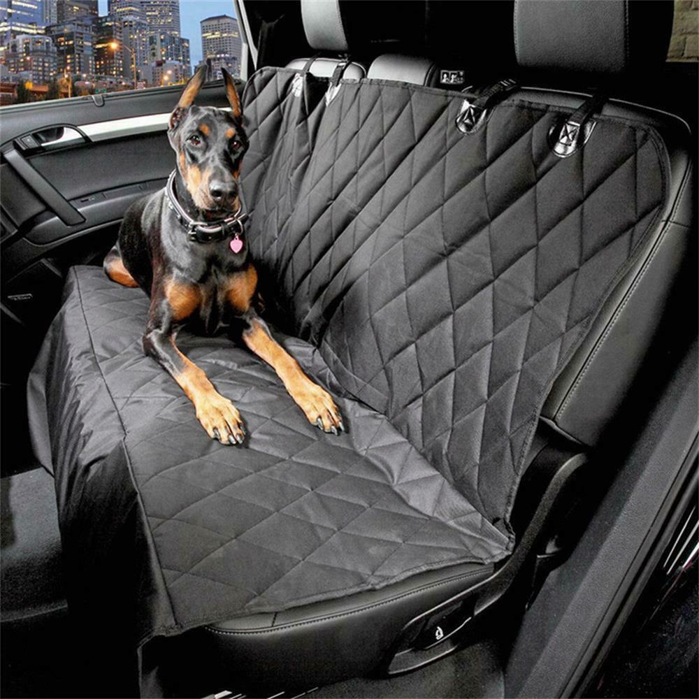 Nonslip Pet Car Back Seat Cover Cat Dog Waterproof Protector Hammock Mat Black