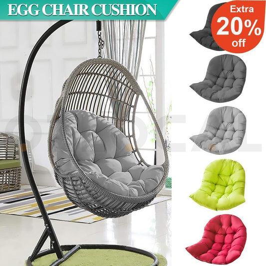 Hanging Egg Chair Cushion Sofa Swing Chair Seat Relax Cushion Padded Pad Covers