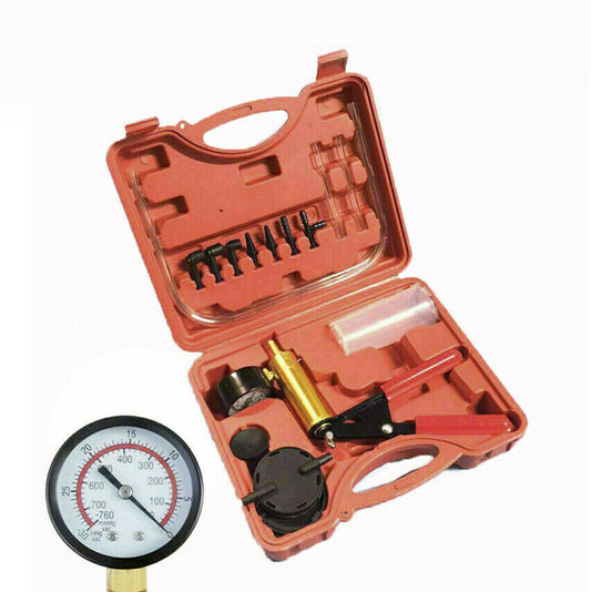 Hand-Held Brake Bleeder Tester Set Bleed Kit Car Motorbike Bleeding Vacuum Pump