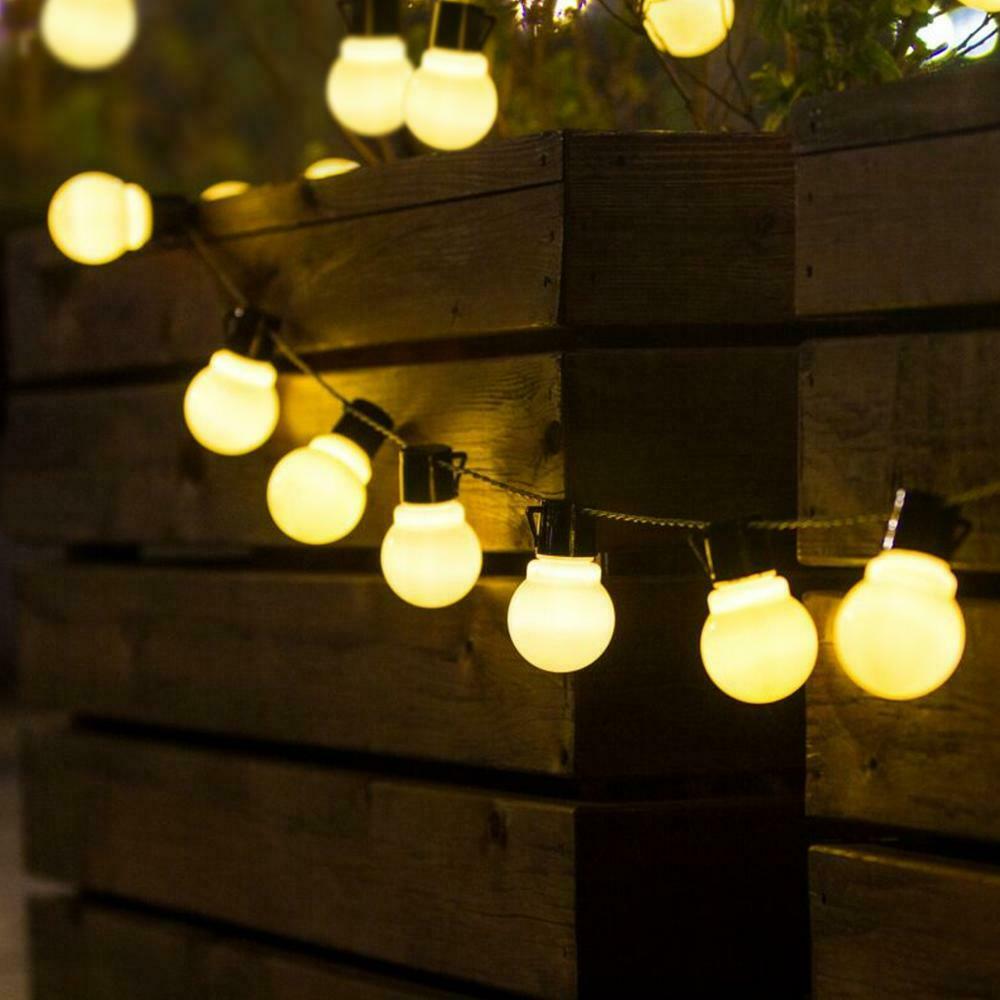 80 LED Solar Powered Fairy String Lights Outdoor Garden Party Wedding Xmas AU