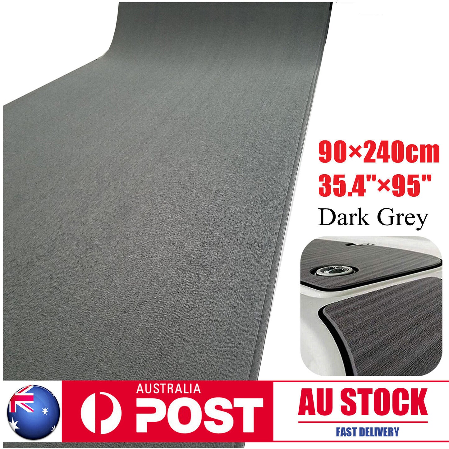 90×240cm EVA Foam Boat Flooring Marine Teak Decking For Yacht Carpet Light Grey