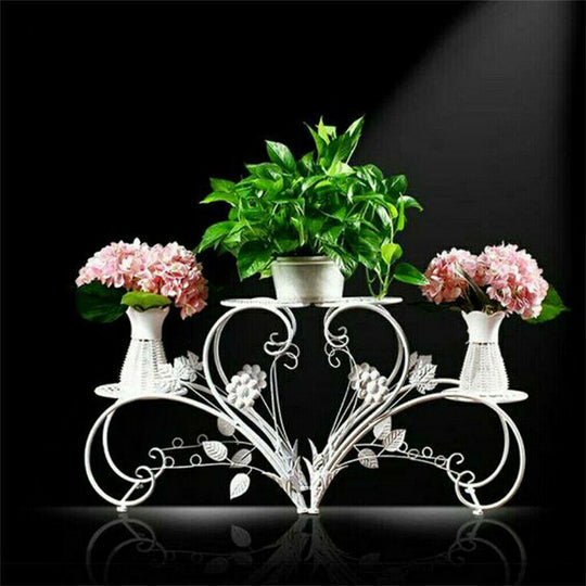 MULTI STYLE PLANT STAND SHELF MULTI FLOWER POT ORGANIZER HOLDER RACK HEAVY DUTY