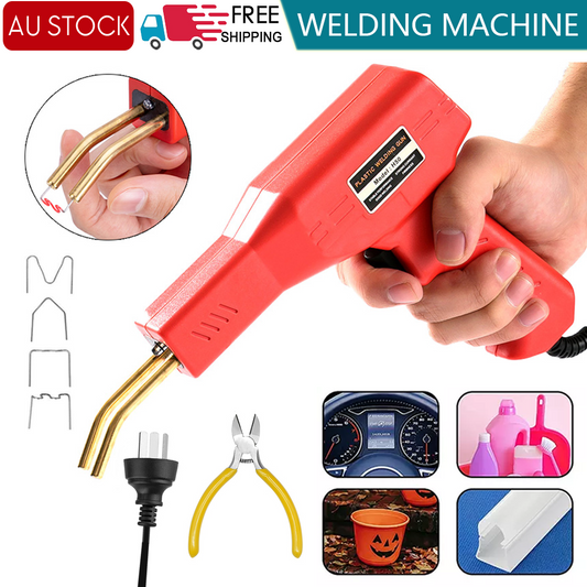 Handy Plastic Welder Garage Repair Welding Kit Auto Bumper Hot Stapler Machine