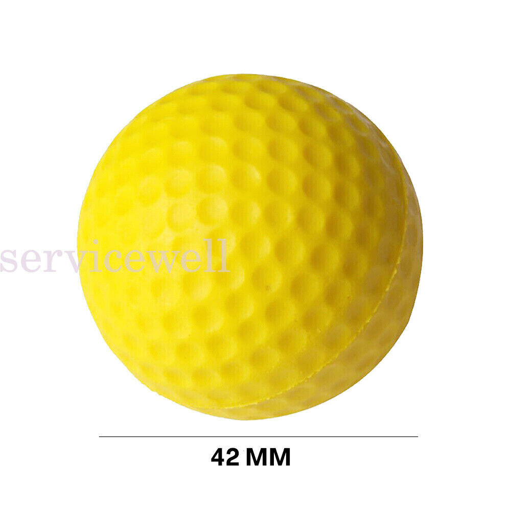 12 OR 24 Pack Golf Practice Foam Balls PU Sponge Ball Indoor Outdoor Training AU