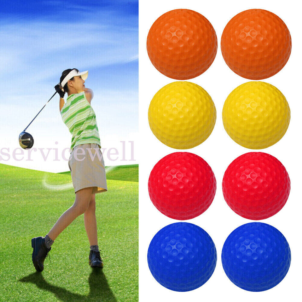 12 OR 24 Pack Golf Practice Foam Balls PU Sponge Ball Indoor Outdoor Training AU