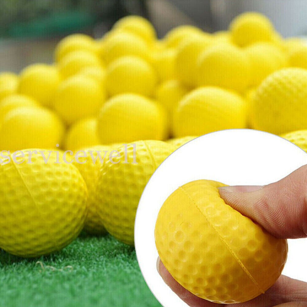 12 OR 24 Pack Golf Practice Foam Balls PU Sponge Ball Indoor Outdoor Training AU