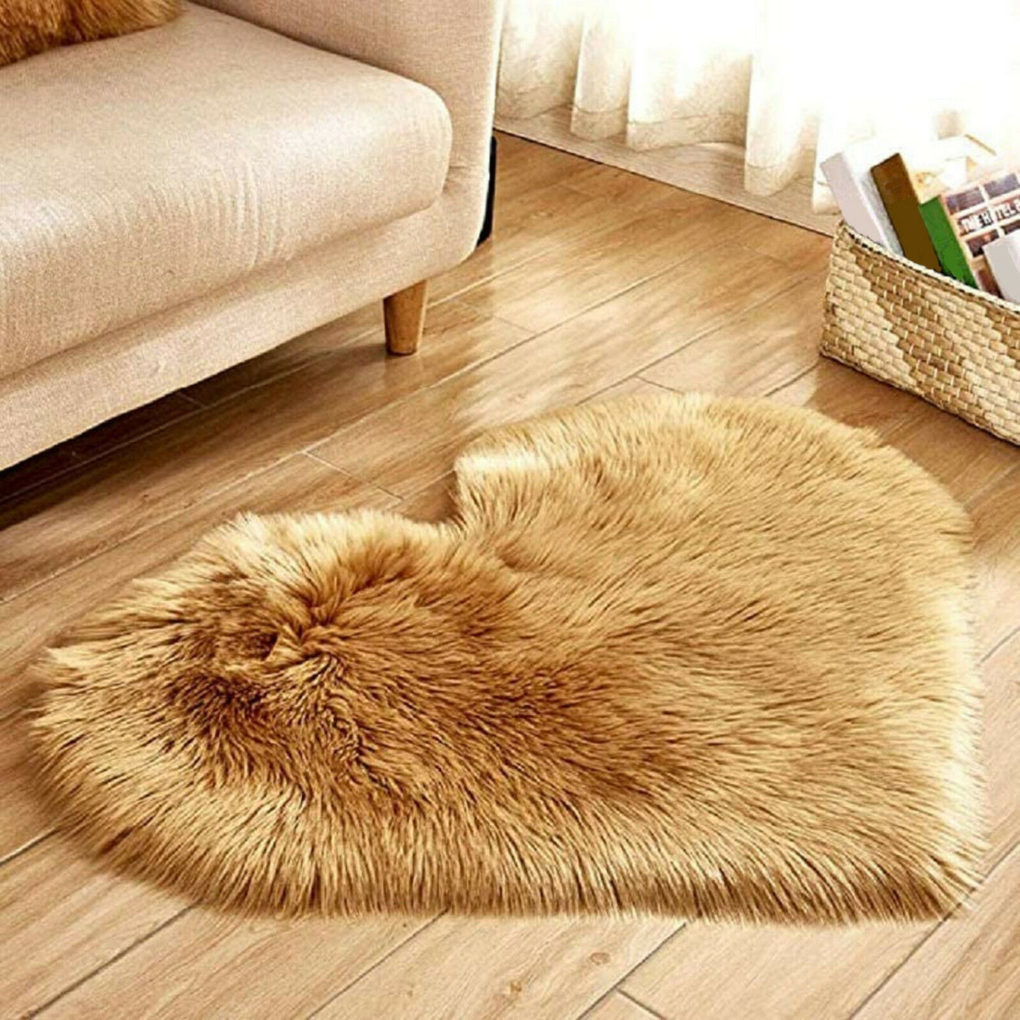 Floor Rug Shaggy Rugs Carpet Area Living Room Mat Bedroom Soft Mats Anti-Slip TT