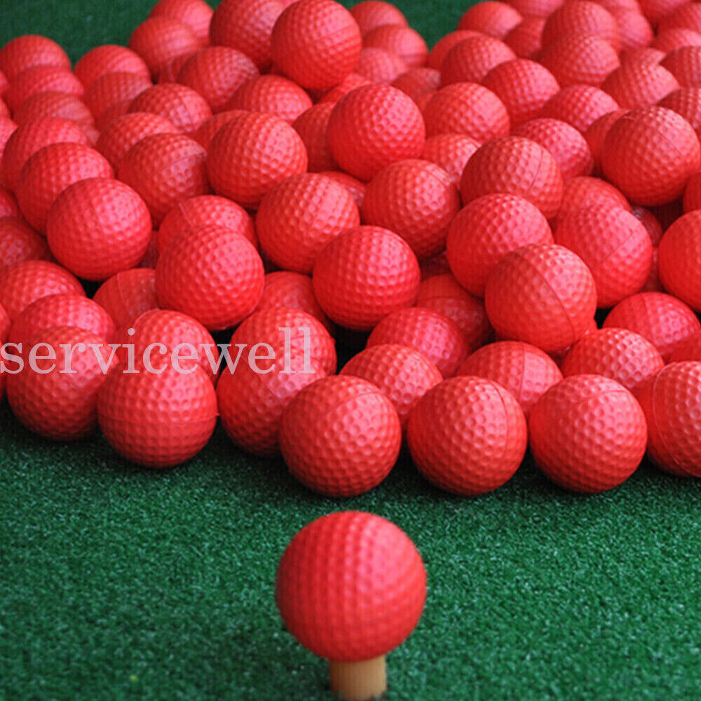 12 OR 24 Pack Golf Practice Foam Balls PU Sponge Ball Indoor Outdoor Training AU