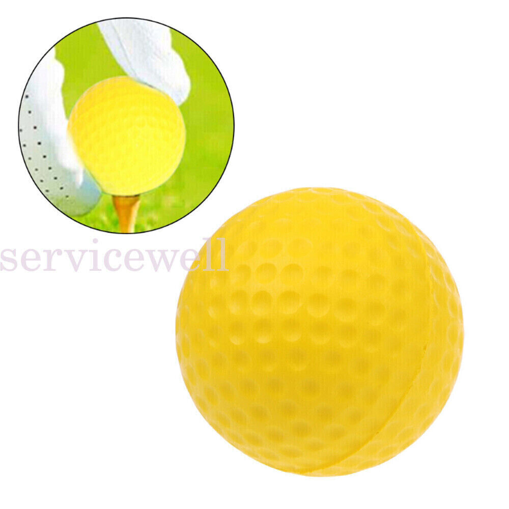 12 OR 24 Pack Golf Practice Foam Balls PU Sponge Ball Indoor Outdoor Training AU