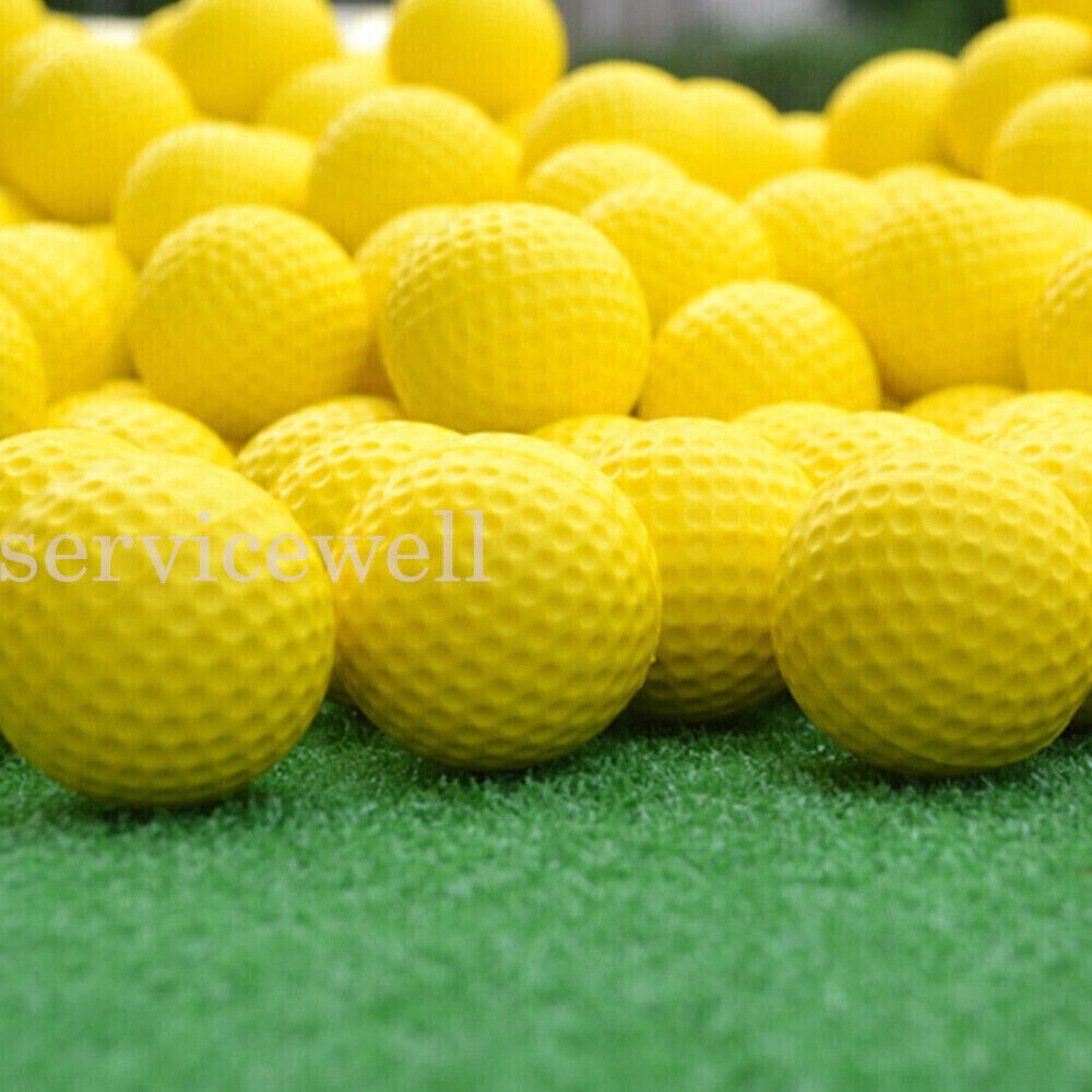 12 OR 24 Pack Golf Practice Foam Balls PU Sponge Ball Indoor Outdoor Training AU