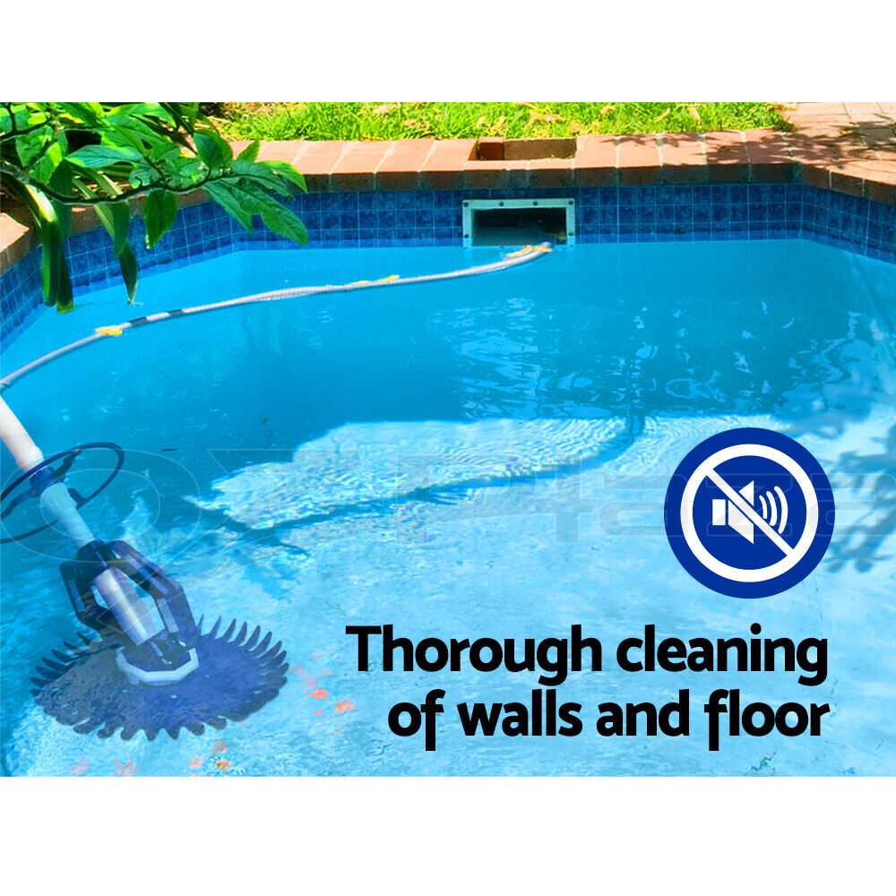 Aquabuddy Swimming Pool Cleaner Automatic Floor Climb Wall Vacuum 10M Hose