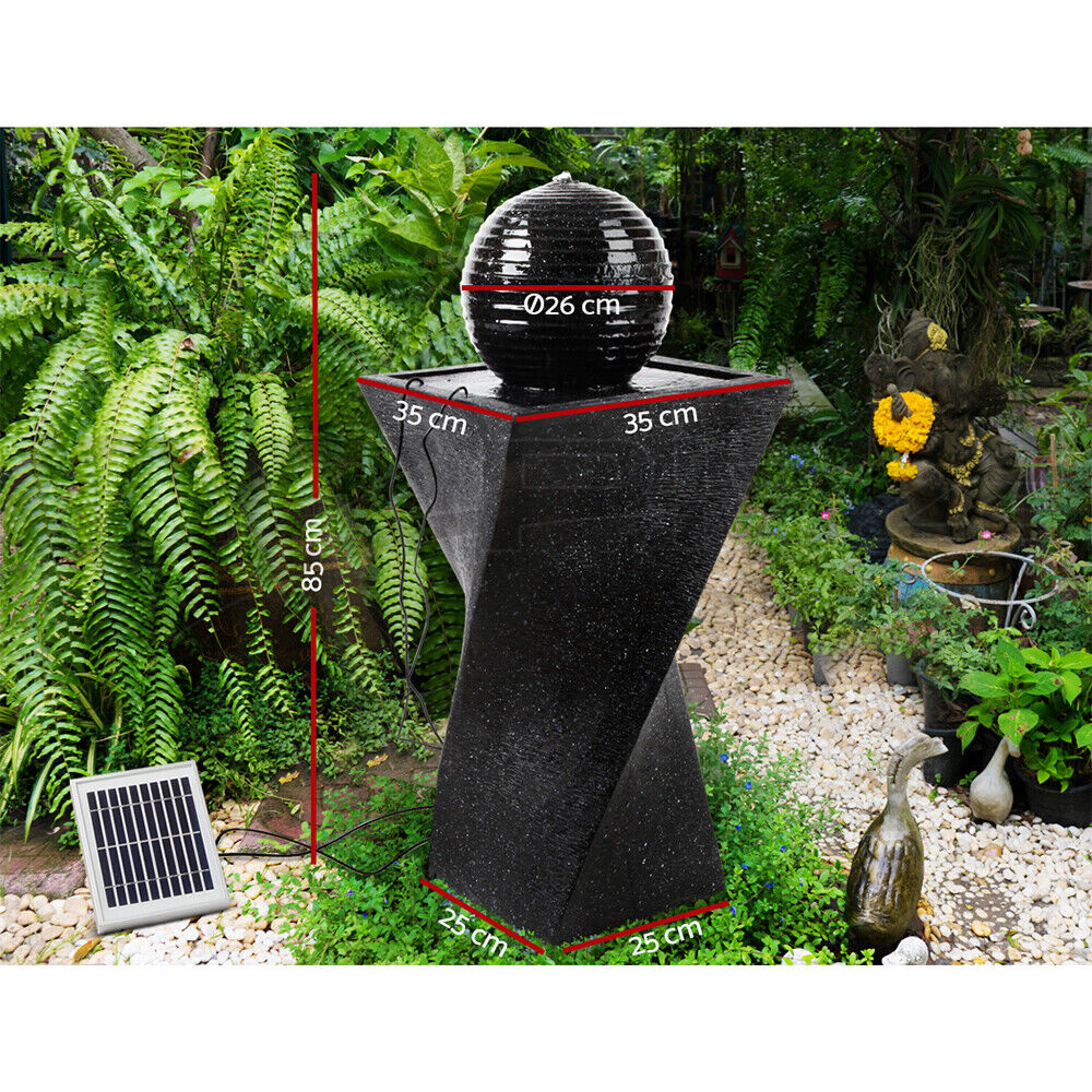 Gardeon Solar Water Fountain Features Pump Garden Bird Bath Outdoor Battery