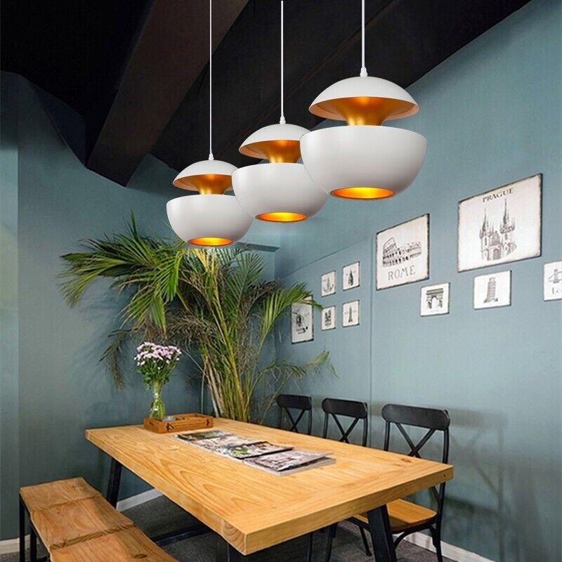 Kitchen White Pendant Light Room Lamp Bar Ceiling Light Home Chandelier Lighting