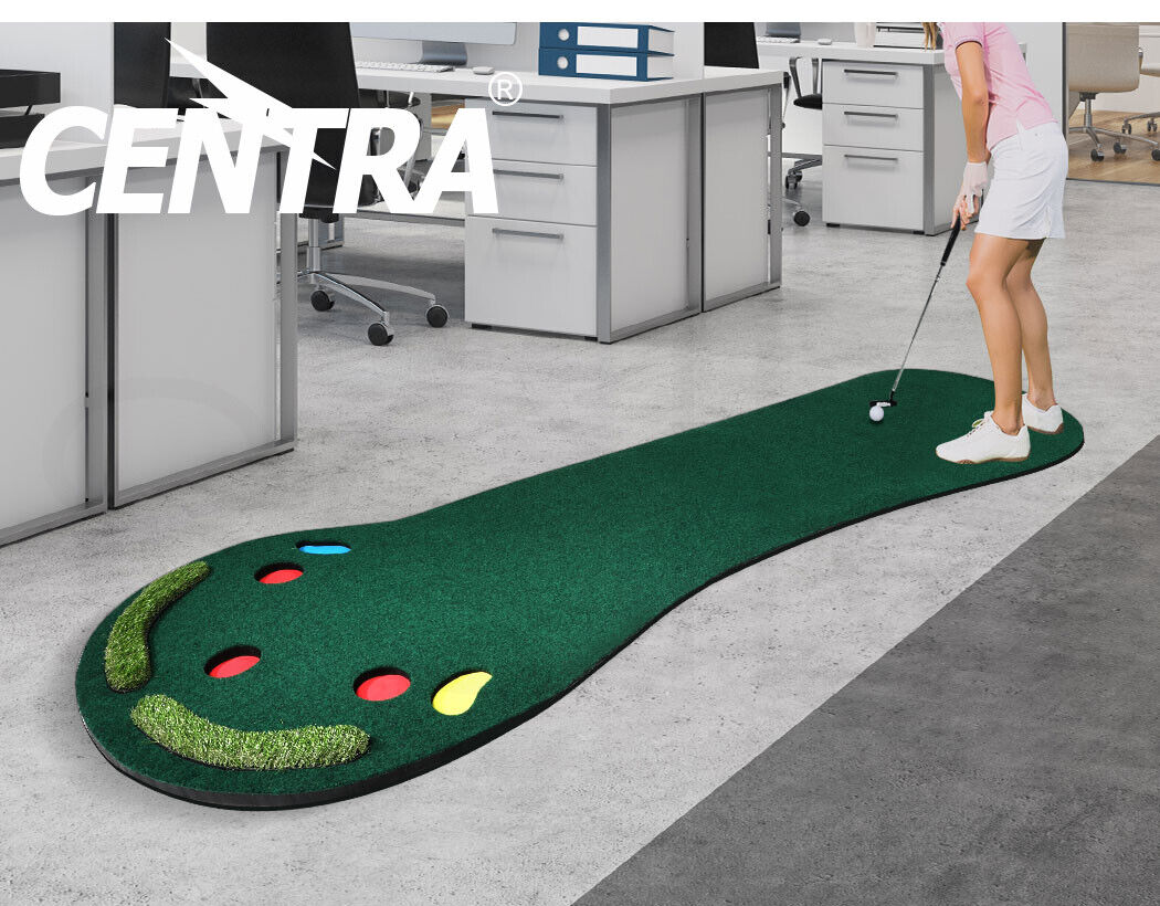 Centra 3M Golf Putting Mat Practice Training Indoor Outdoor Portable Non-skid