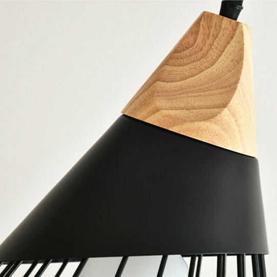 Black Pendant Light Kitchen Lamp Room Ceiling Light Home LED Chandelier Lighting