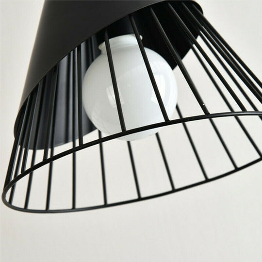 Black Pendant Light Kitchen Lamp Room Ceiling Light Home LED Chandelier Lighting