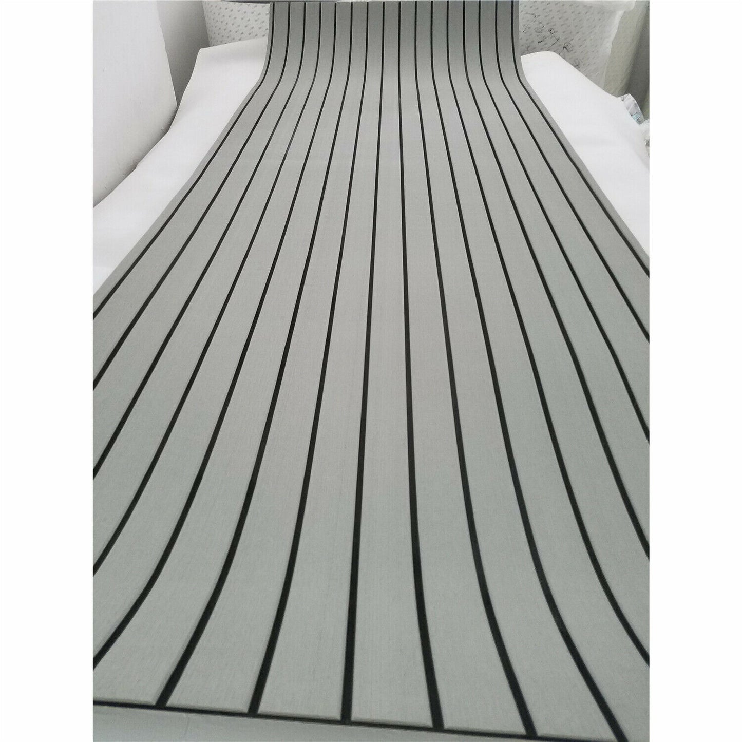 EVA Boat Flooring Marine Teak Decking For Yacht Carpet Light Grey 90×240cm