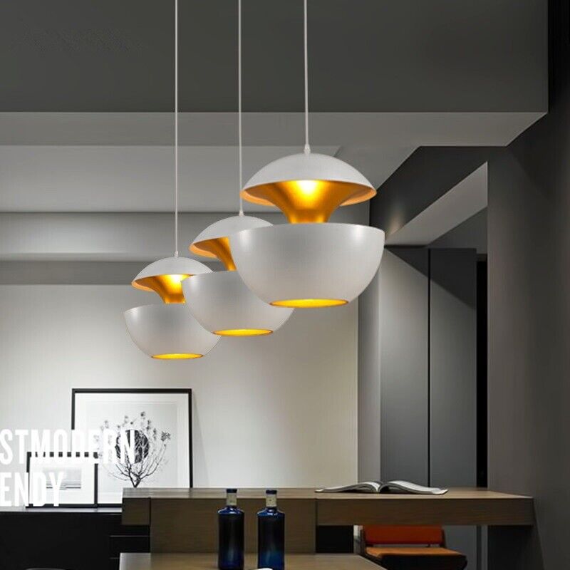 Kitchen White Pendant Light Room Lamp Bar Ceiling Light Home Chandelier Lighting