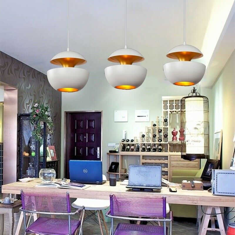 Kitchen White Pendant Light Room Lamp Bar Ceiling Light Home Chandelier Lighting