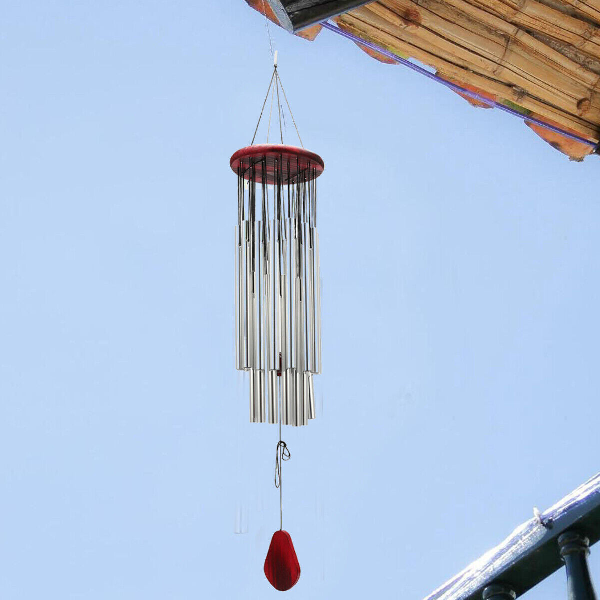 Large Deep Tone Windchime Chapel Bell Wind Chimes Outdoor Garden Home Decor AU