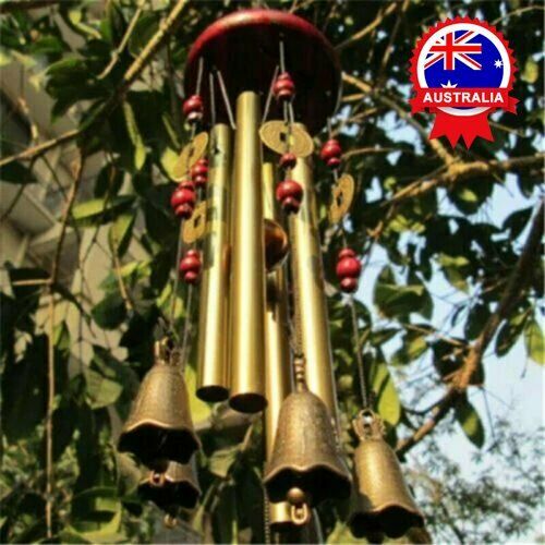 Wind Chimes Bells Copper Tubes Outdoor Yard Garden Home Decor Ornament