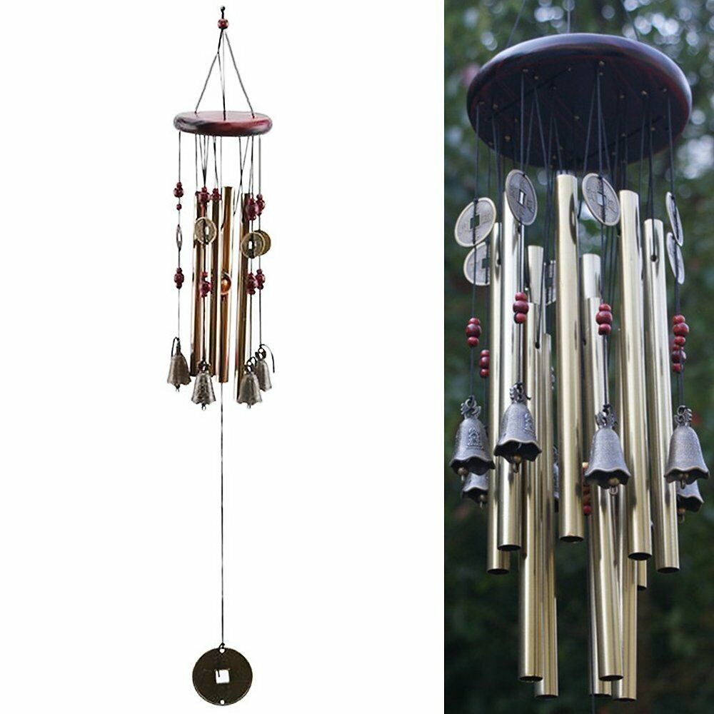 Wind Chimes Bells Copper Tubes Outdoor Yard Garden Home Decor Ornament