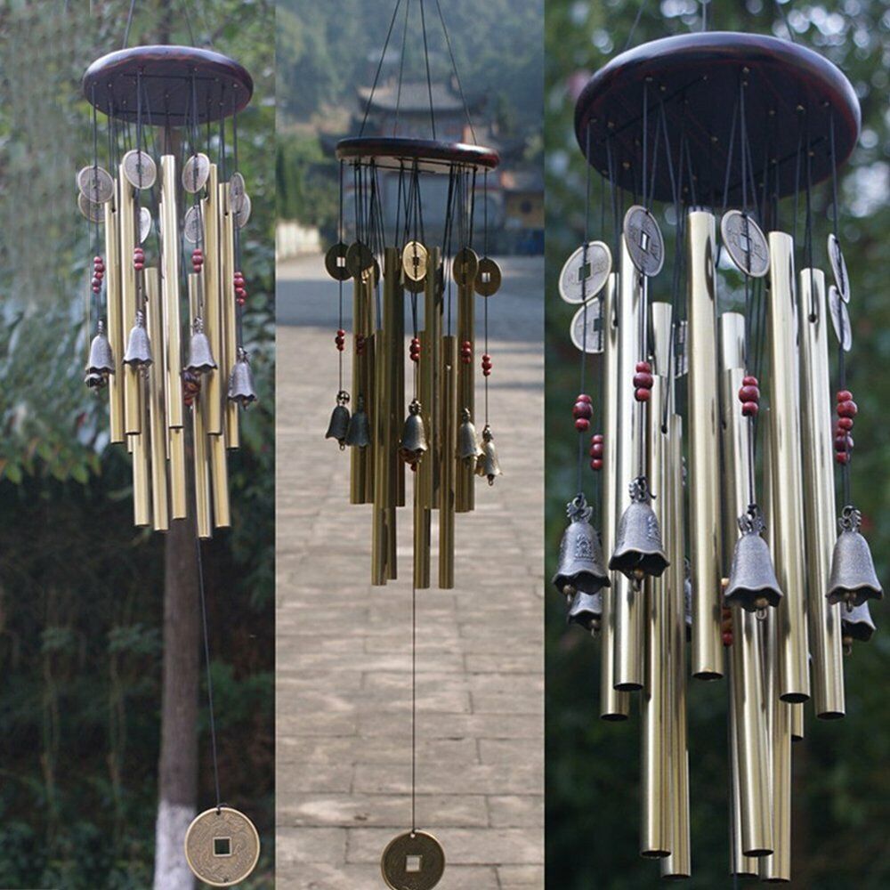 Wind Chimes Bells Copper Tubes Outdoor Yard Garden Home Decor Ornament