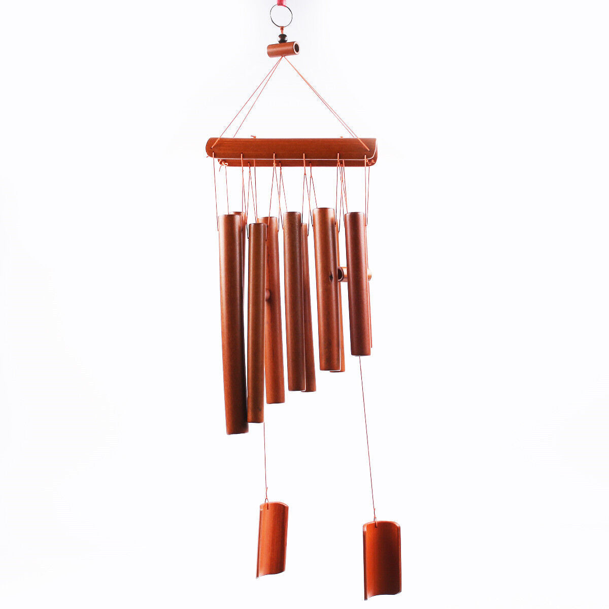 Bamboo Wood Wind Chimes Tubes Outdoor-Bells Garden Decoration 60CM Drop