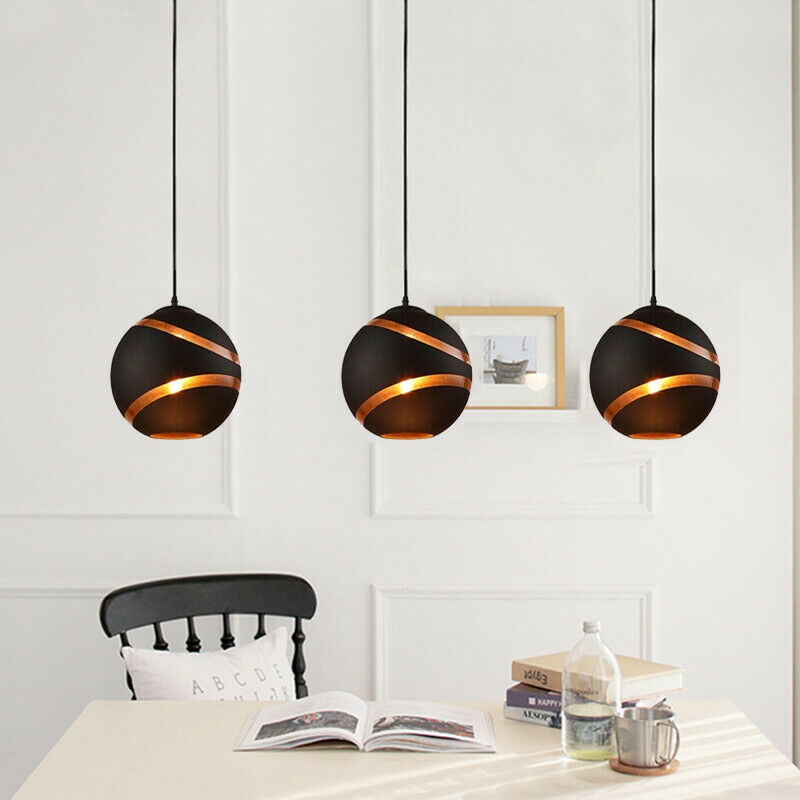 3X Glass Pendant Light Kitchen Lamp Bar Ceiling Lights Home Chandelier Lighting