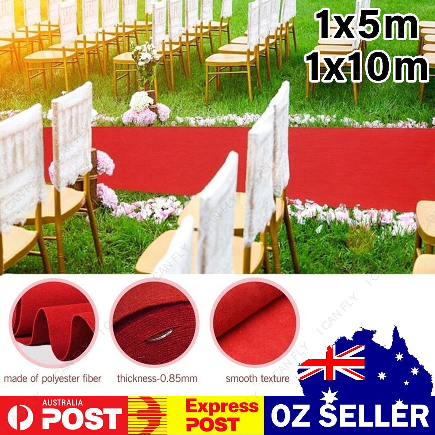 5/10*1M Red Carpet Hollywood Awards Night Wedding Party Decoration